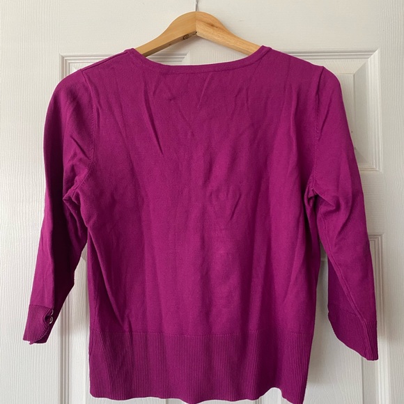 Warm pink classic cardigan! - Picture 3 of 3